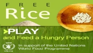 Free Rice - feed the world - click here to play